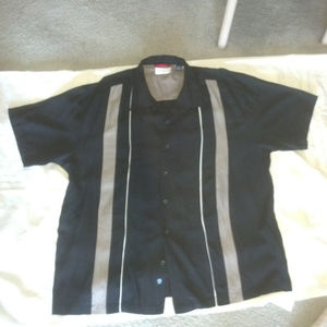 Men-039-s-ZIMNI-Designer-Sport-Shirt-XXL-Sil